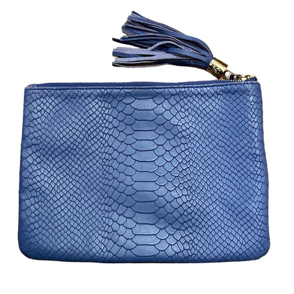 GIGI NEW YORK All In One Clutch Bag Embossed Python - Picture 2 of 9